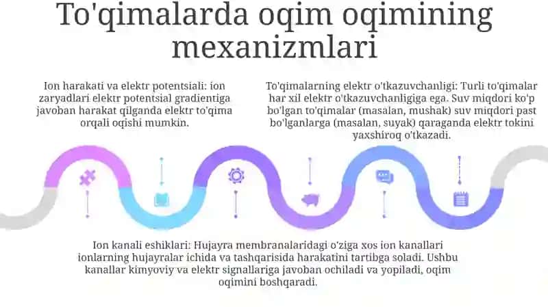 OʻZgarmas Tokning Organizm ToʻQimalariga TaʼSir Mehanizmi 4