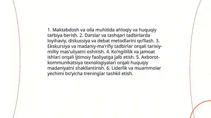 Fuqarolik tarbiyasi - barkamol shaxsni shakllantirishning asosiy omili 4