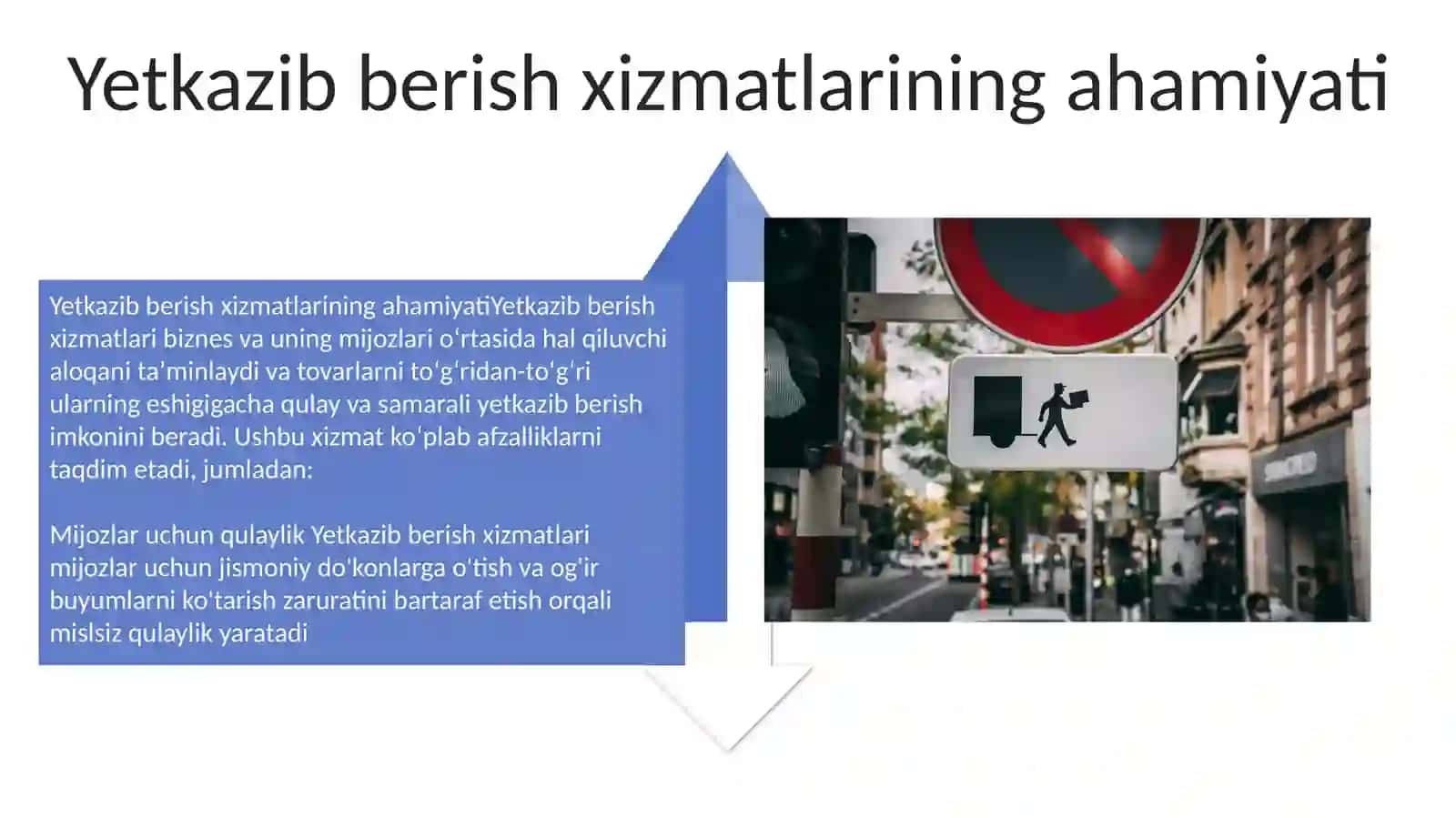 Yetkazib Berish Xizmatini Tashkil Etish 4