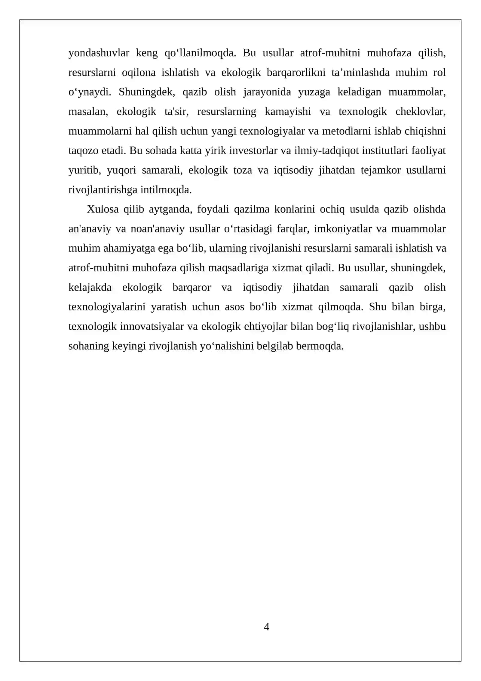 FOYDALI QAZILMA KONLARINI OCHIQ USULDA QAZIB OLISHDA AN’ANAVIY VA NOAN’ANAVIY USULLAR 4