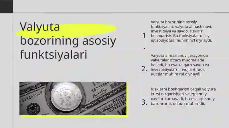 Valyuta bozori va uning milliy iqdisodiyotdagi tasiri 4