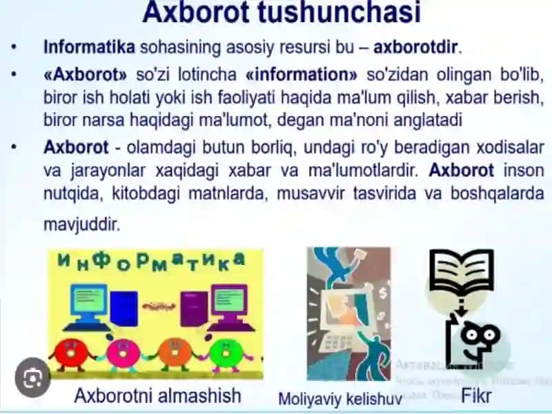 Axborot Tizimlari Tushunchasi 4