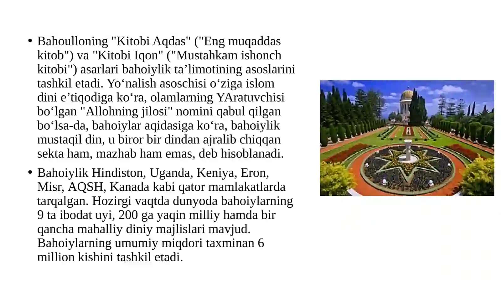 ZAMONAVIY DINIY HARAKATLAR VA SEKTALAR 4