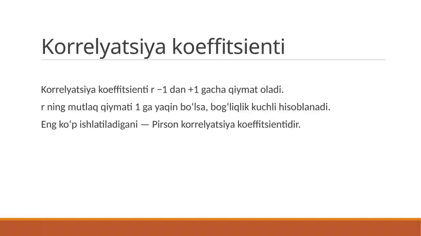Regression va korrelyatsion tahlil 4