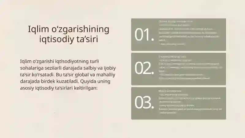 Iqlim o’zgarishining iqtisodiy o’sishga ta’siri 4