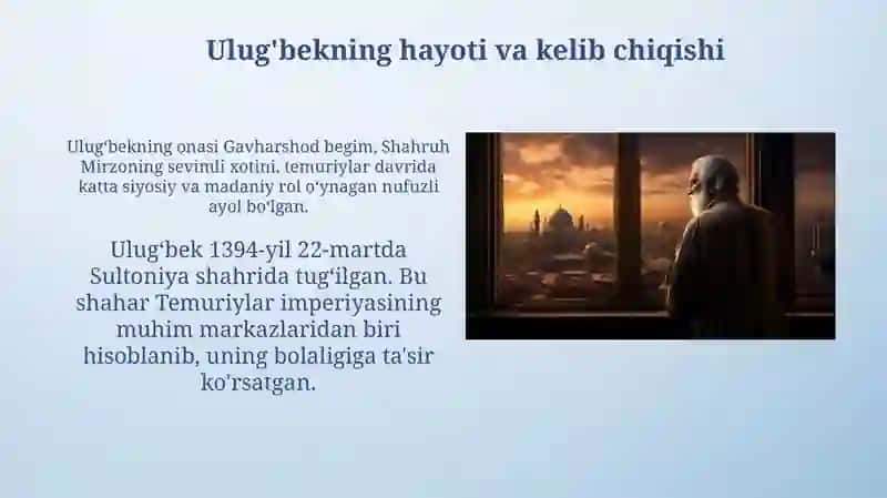 Mirzo Ulug'bek 4