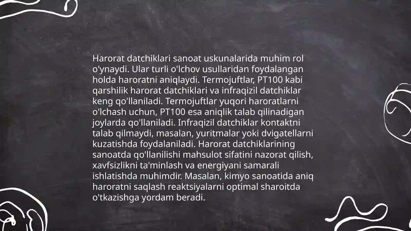 Datchiklar asosidagi sanoat elektron qurilmalari 4