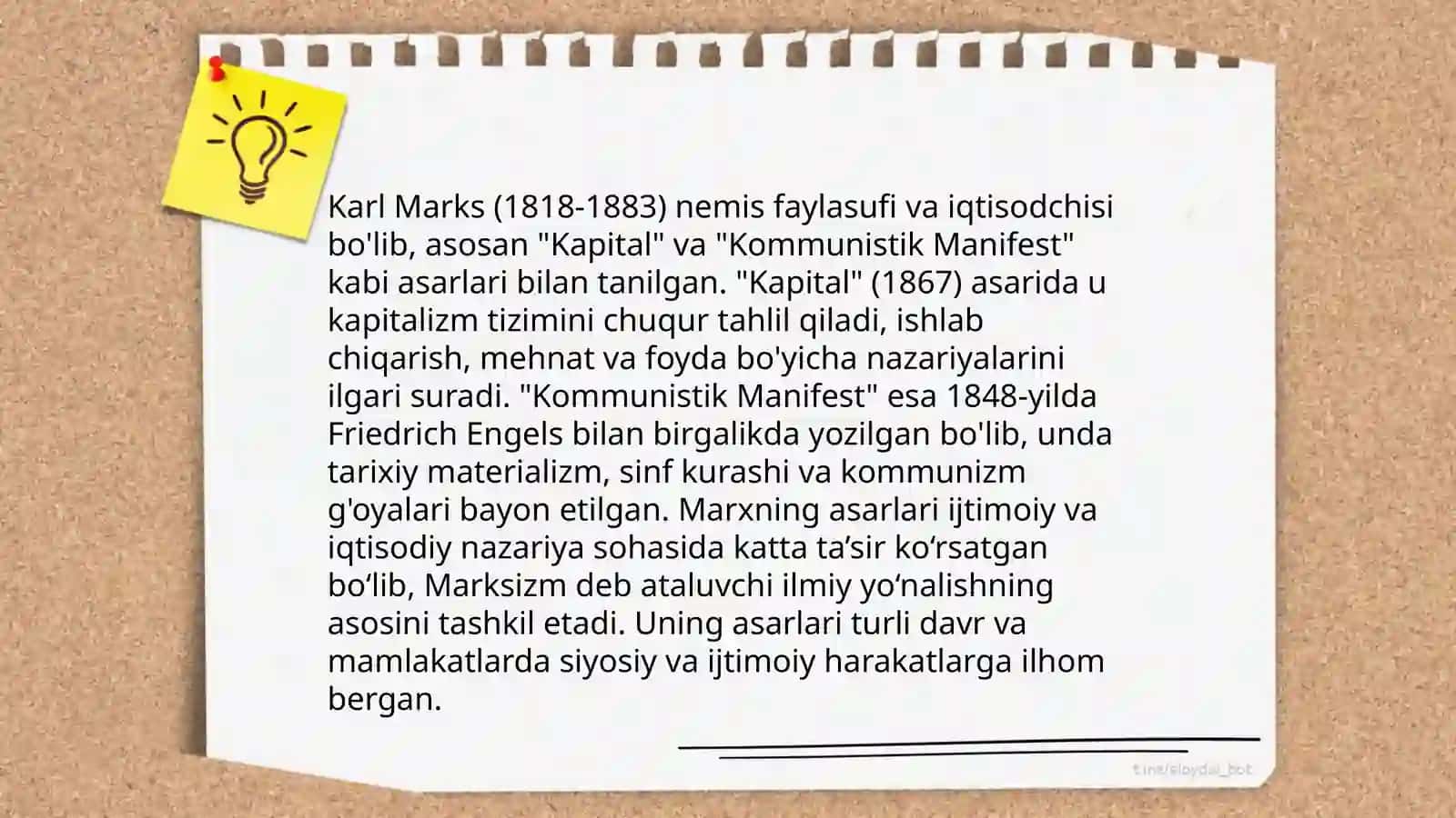Karl Marksning hayoti va ijodiy faoliyati 4