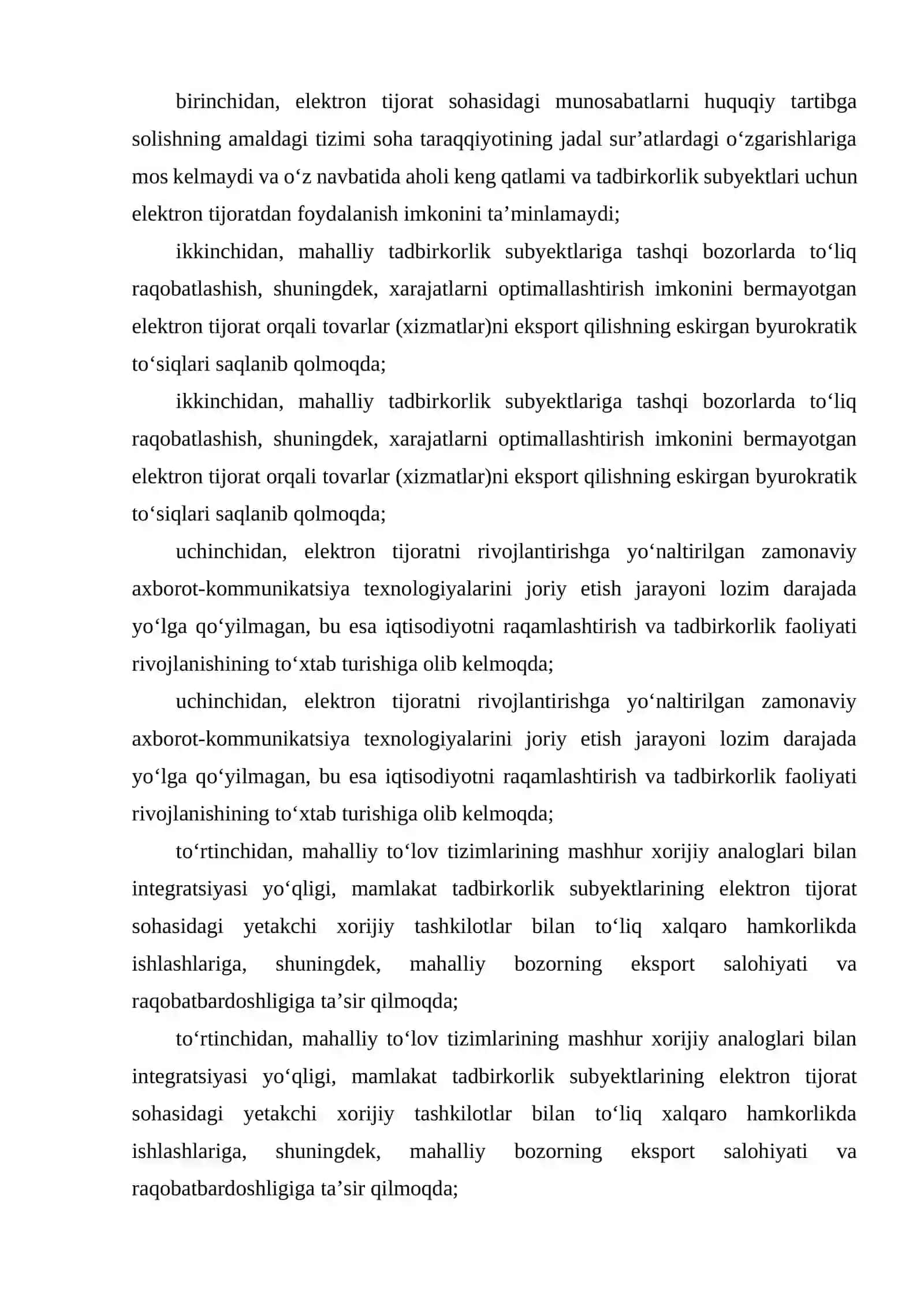 ELEKTRON KOMMERSIYA OPERATSIYALARINI SOLIQQA TORTISHNING O‘ZIGA XOS XUSUSIYATLARI. 4