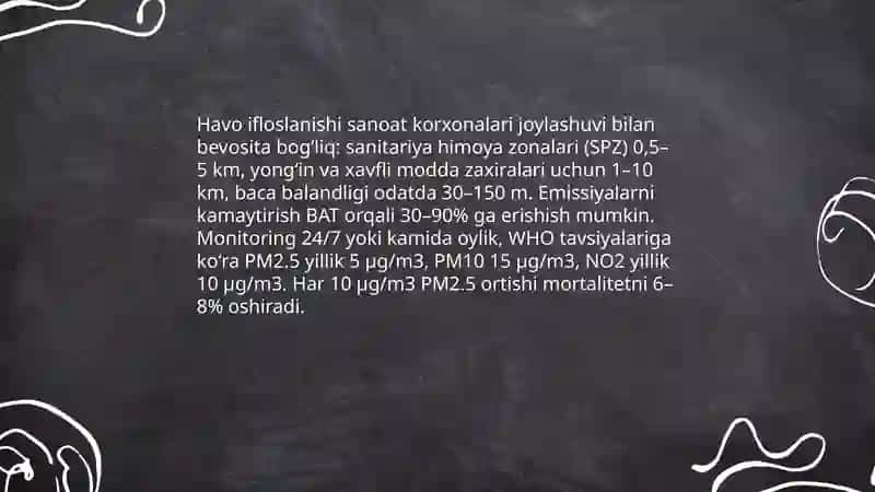 Ishlab chiqarishni joylashtirishning ekologik muommolari 4