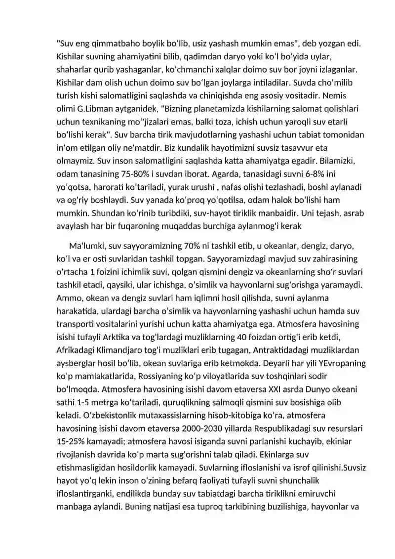 Atmosfera va suv resurslarini muhofaza qilish 4