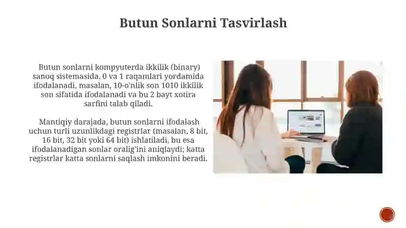 Axborotlarni kompyuterda tasvirlanishi 4