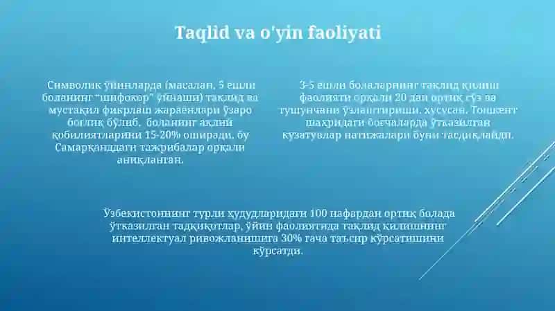 Boģcha yoshi bolalarning aqliy taraqqiyoti 4