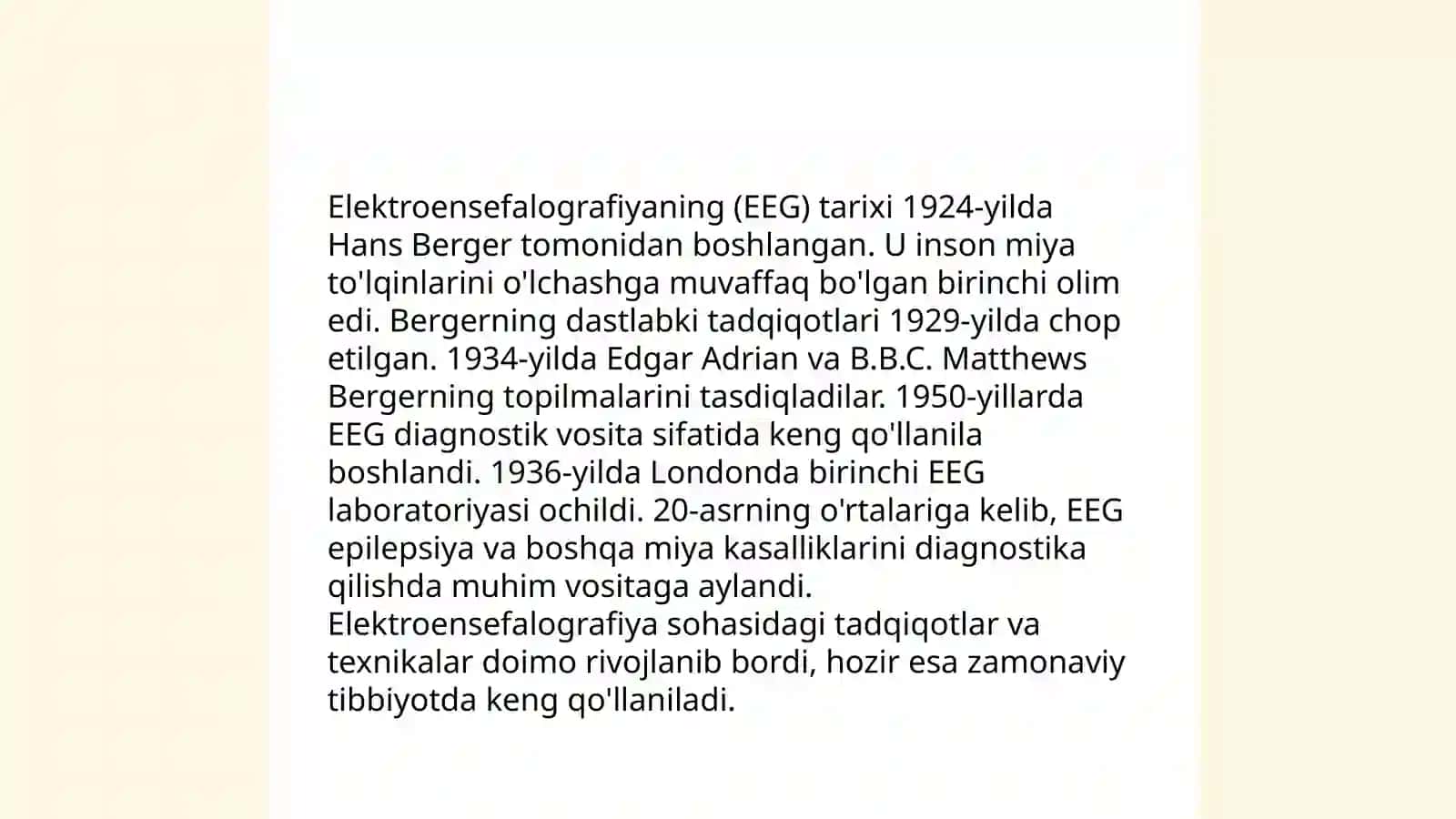Elektroensefalografiya. Eksperimental nevrozlar 4