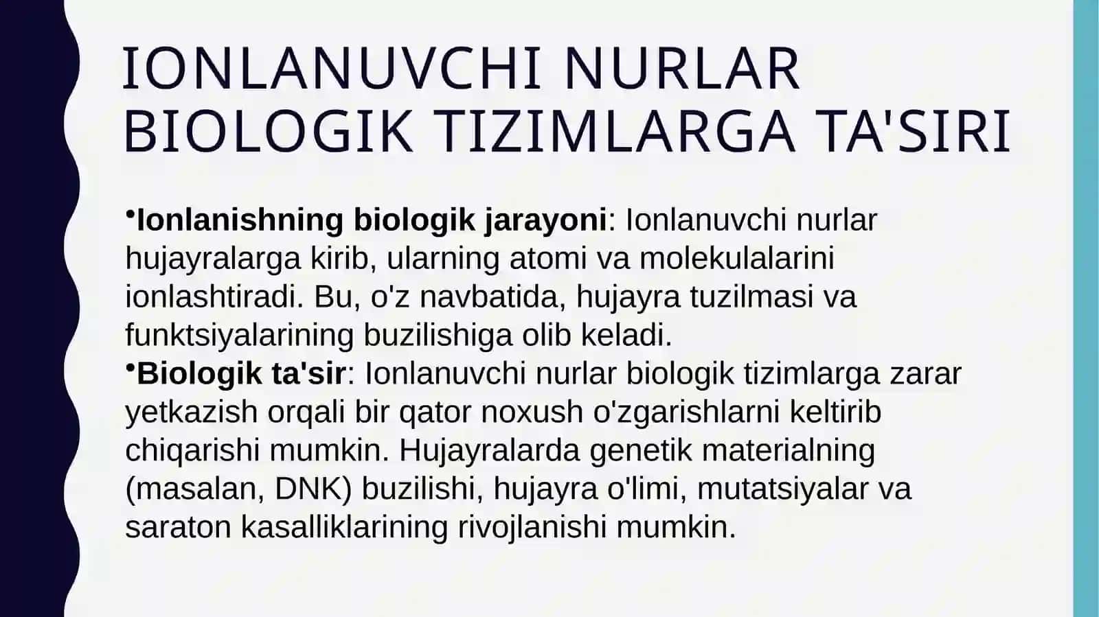 IONLANUVCHI NURLAR BIOLOGIK EFFEKTI 4