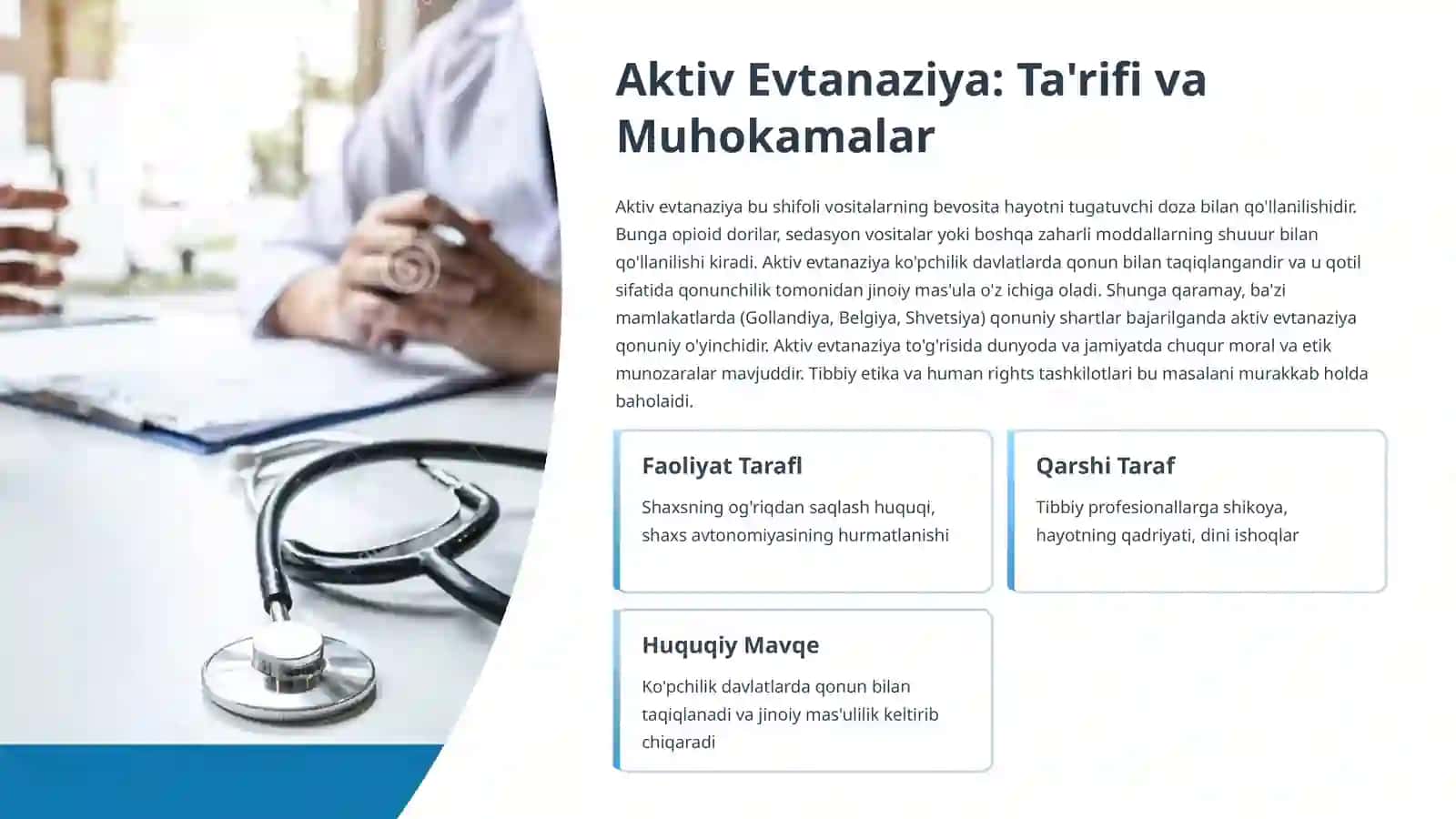 Bilvosita va Aktiv Evtanaziyaning Etik-Huquqiy Jihatlari 4