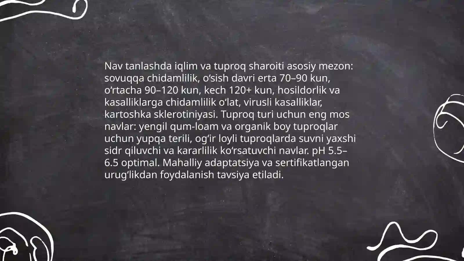 Kartoshka urugʻlik tugaraklarini ekishga tayyorlash tenalogyasi 4