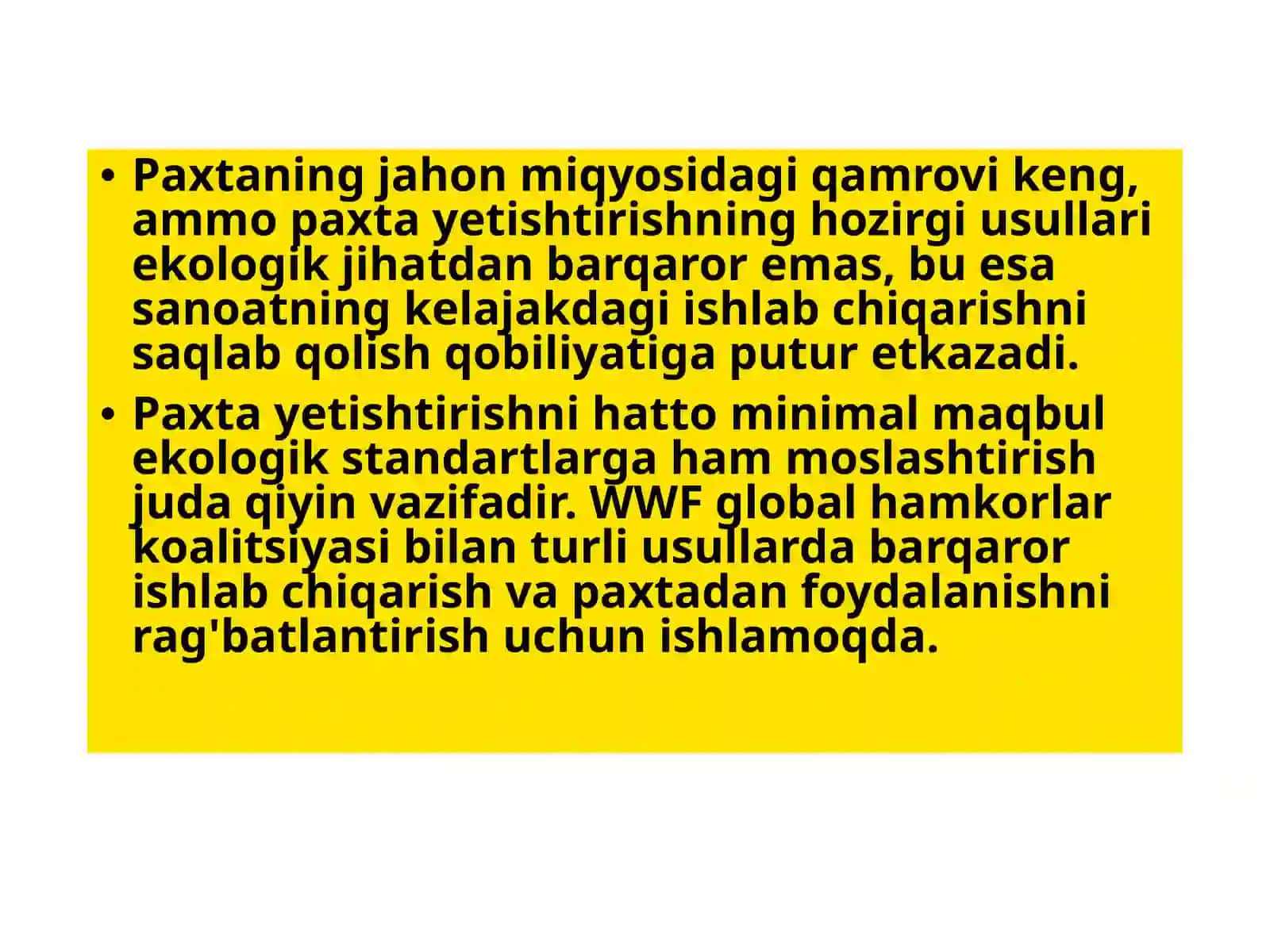 Industrial iqtisodiyot paxta yetishtirish samarali yo‘llari 4