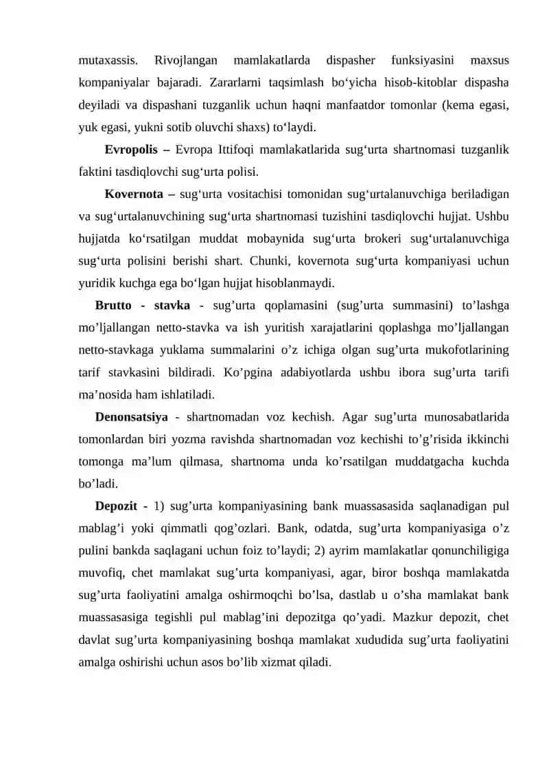 Chet mamlakatlar sugʼurtasi 4