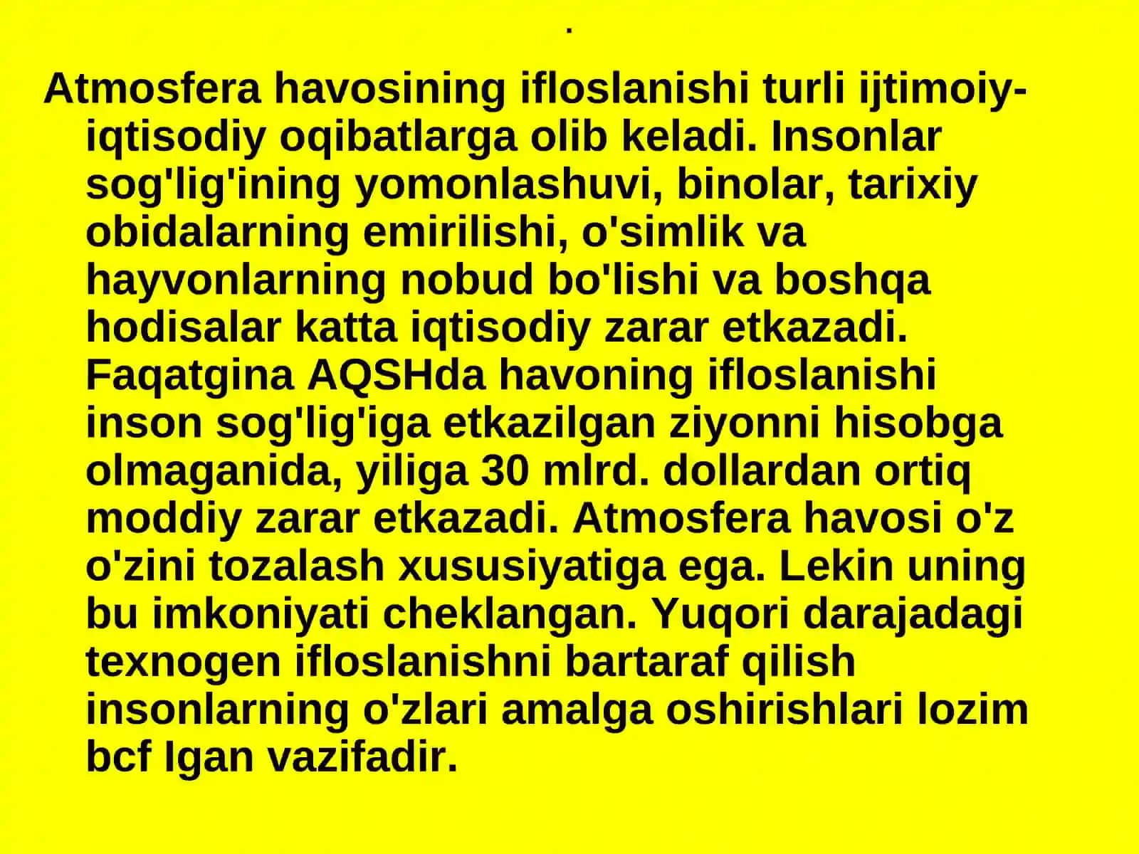 Neft va gaz sanoatida chiqindi gazlarning atmosfera havosiga tarqalishi 4