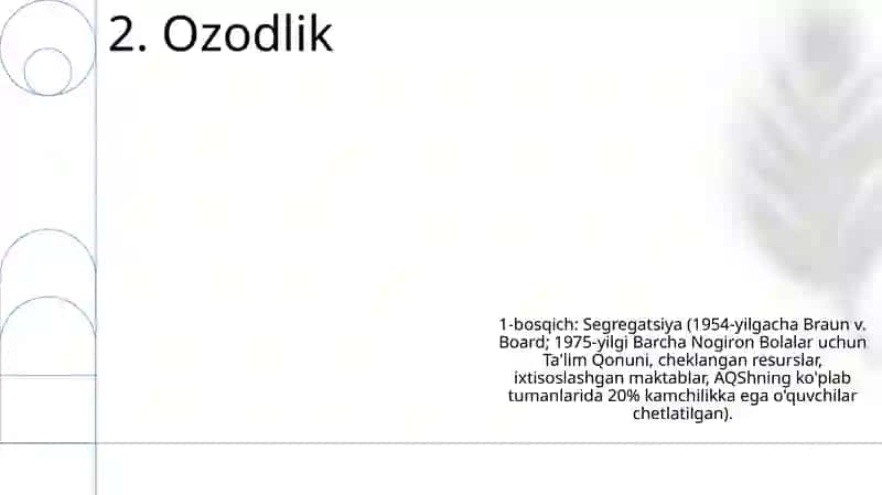 Inklyuziv ta'limga jalb qilish bosqichlari 4