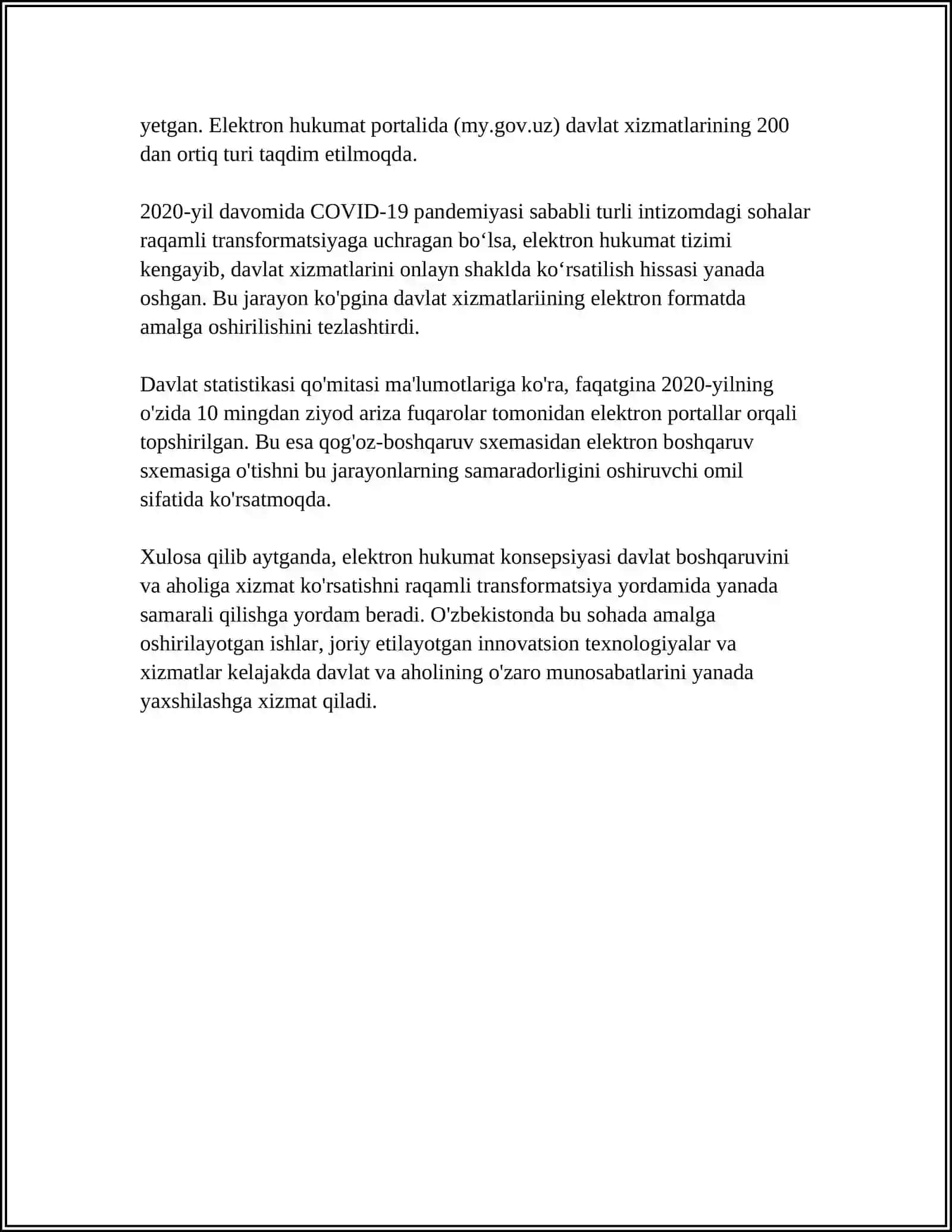 Elektron hukumatni rivojlantirish reytingi 4