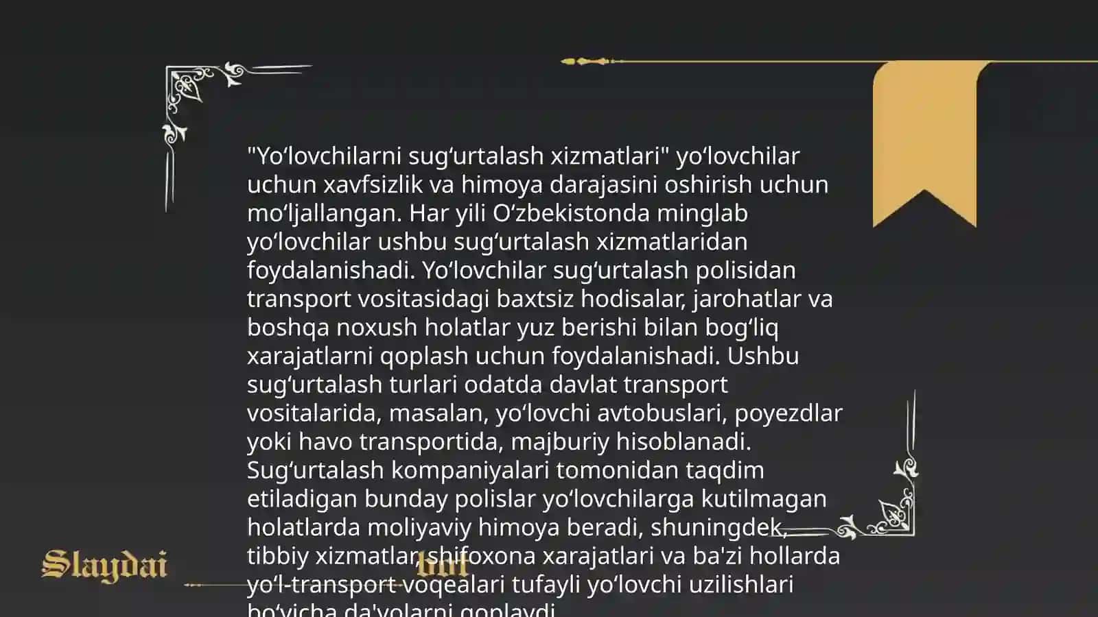 Turizm transportida xavfsizlik choralari 4