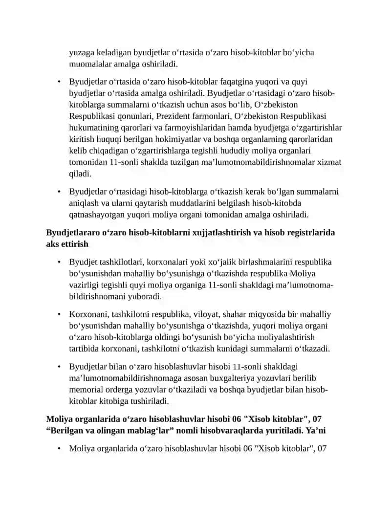 BYUDJETLARARO MUNOSABATLAR HAMDA QARZLAR HISOBI 4