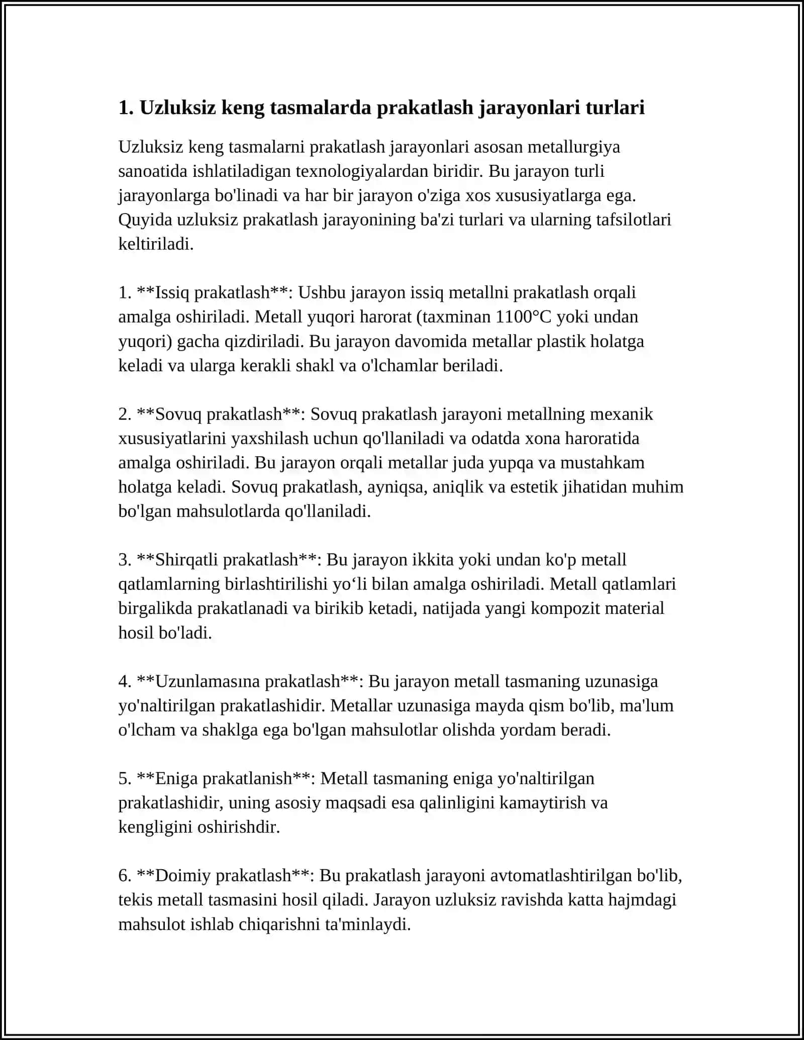 UZLUKSIZ KENG TASMALI SITANLARDA PRAKATLASH TEXNALOGIYASINI LOYIHALASH 4