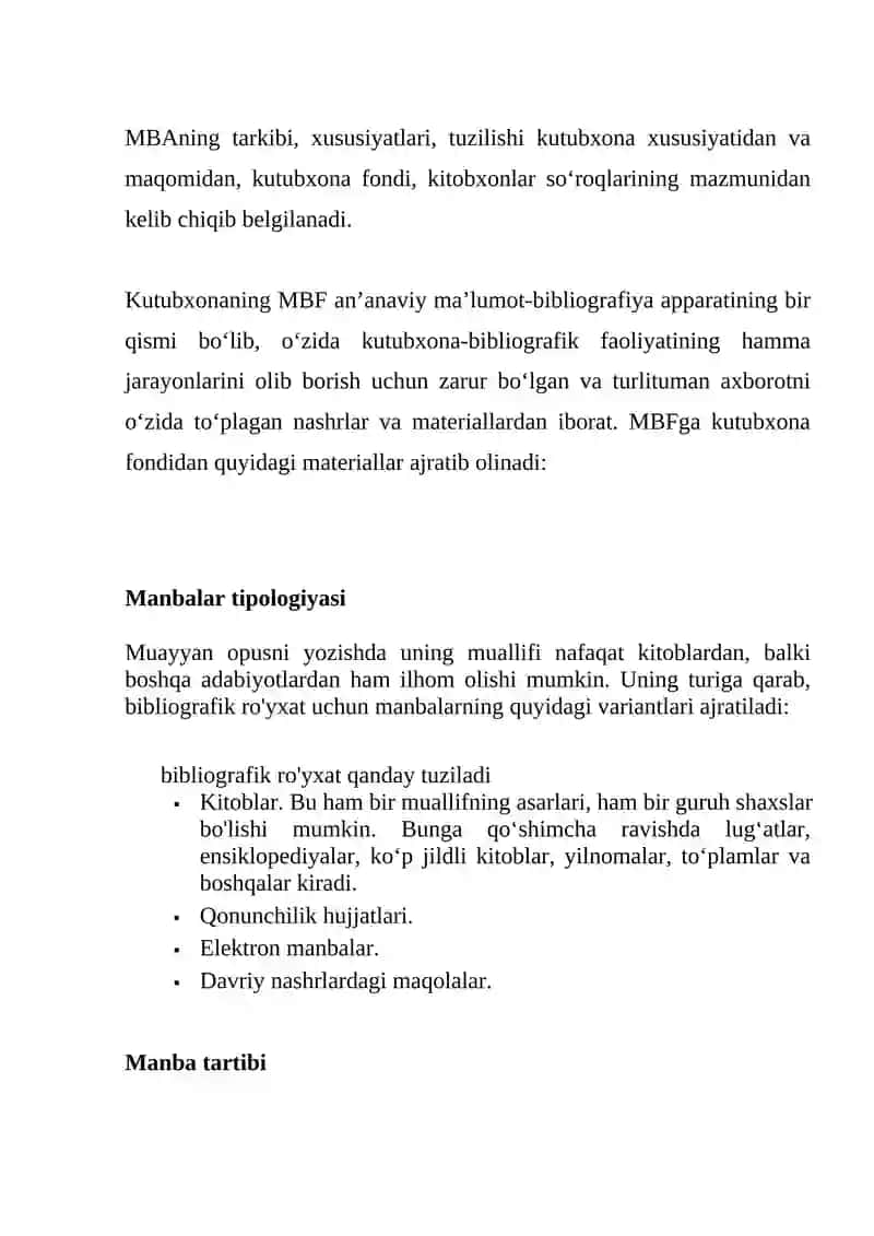 BIBLOGRAFIK MA'LUMOTLAR BA'ZALARI 4