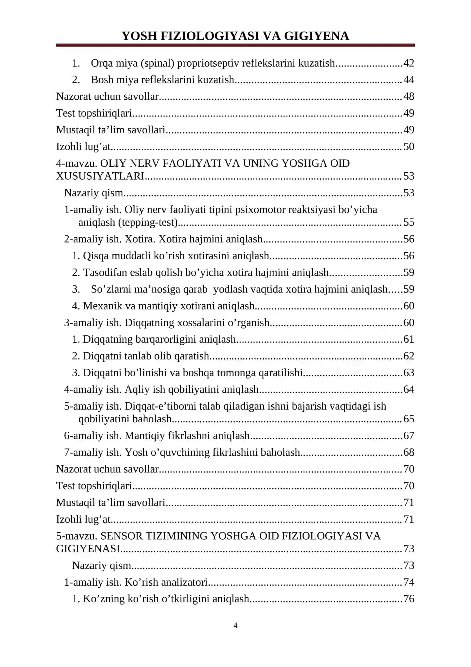 YOSH FIZIOLOGIYASI VA GIGIYENA 4