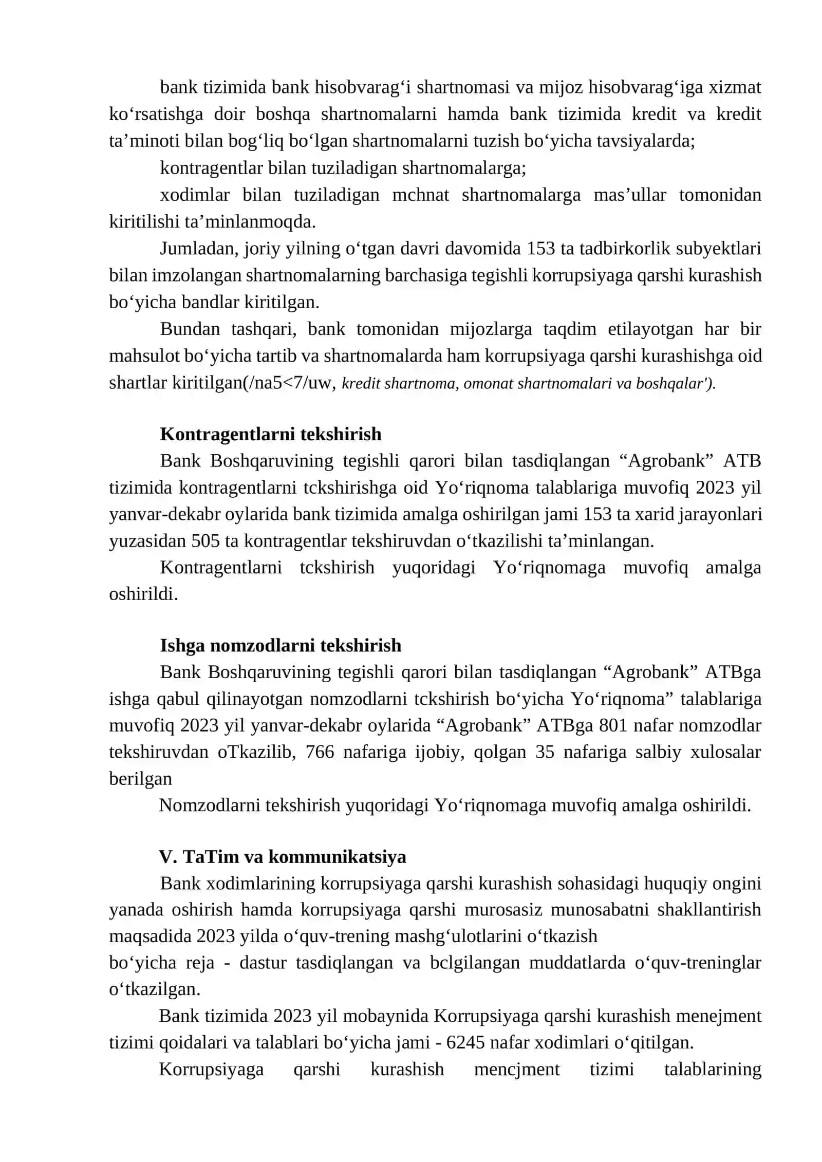Korrupsiyaga qarshi kurashish tizimi 2023 4
