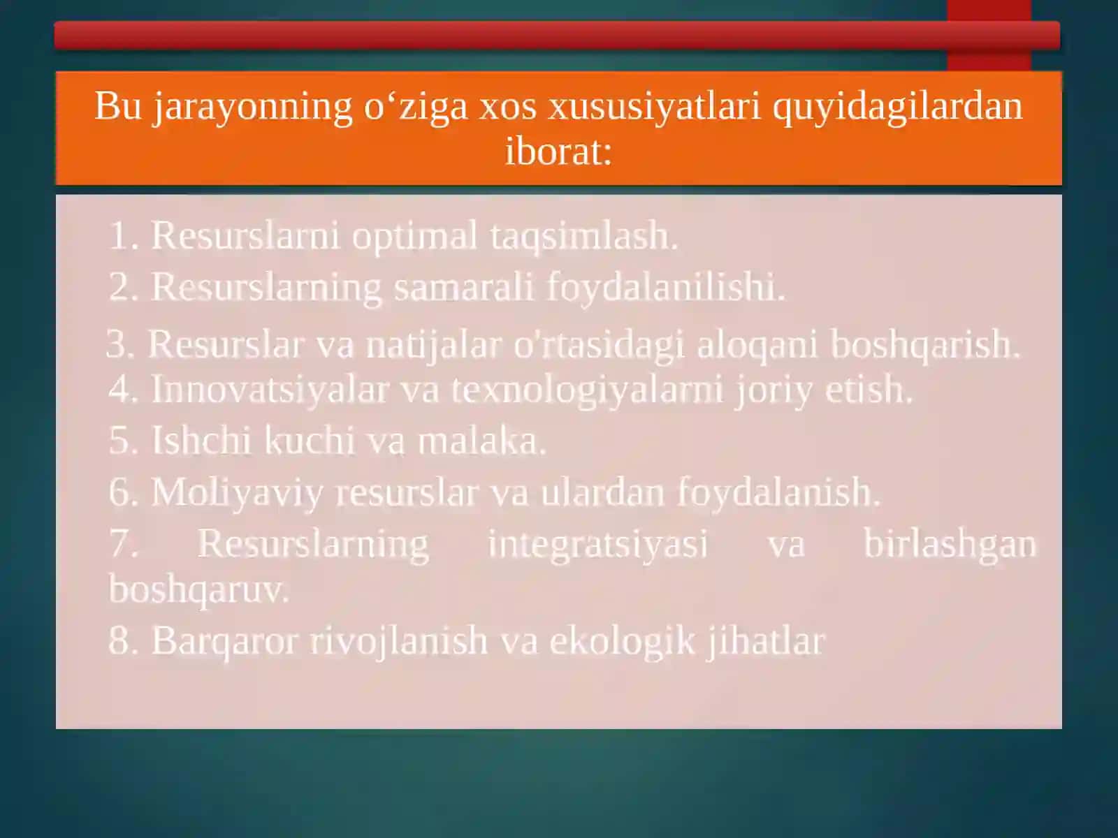 Ma’ruzachi: katta o‘qituvchi Yusupov Ulug‘bek Mamayusupovich 4