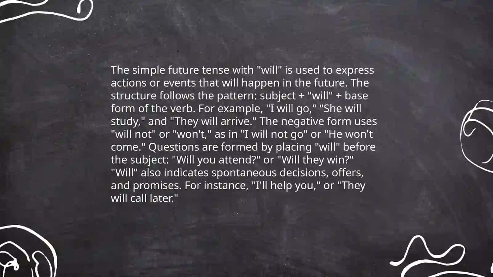 Future simple 4