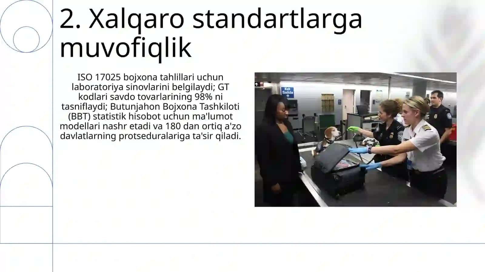 Bojxona statistikasi tushunchasi va uning yuritish tartibi 4