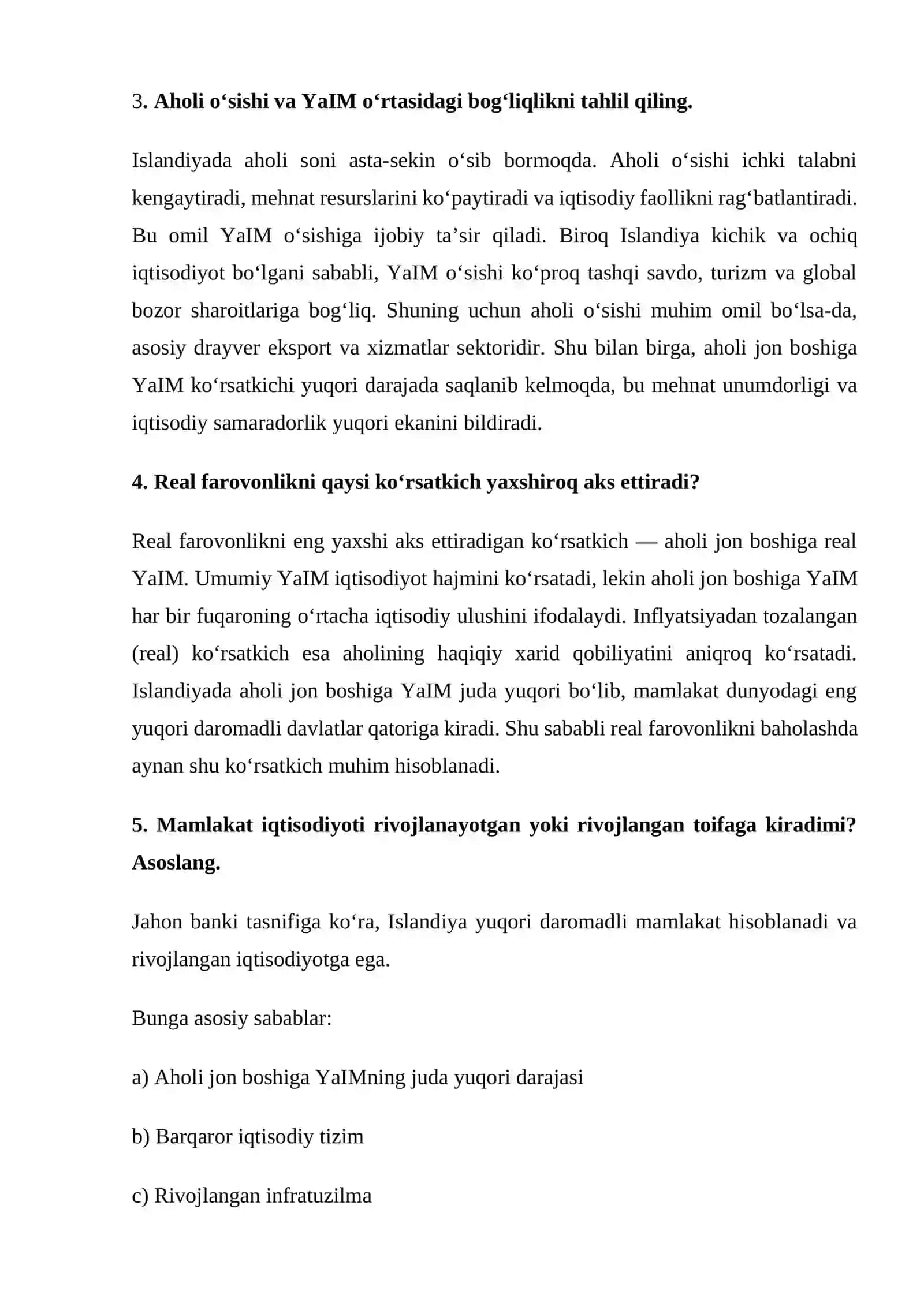Islandiya iqtisodiyotining rivojlanishi va uning tahlili 2016-2025 4