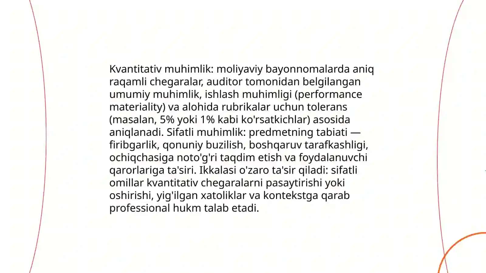 Auditda muhimlik 4