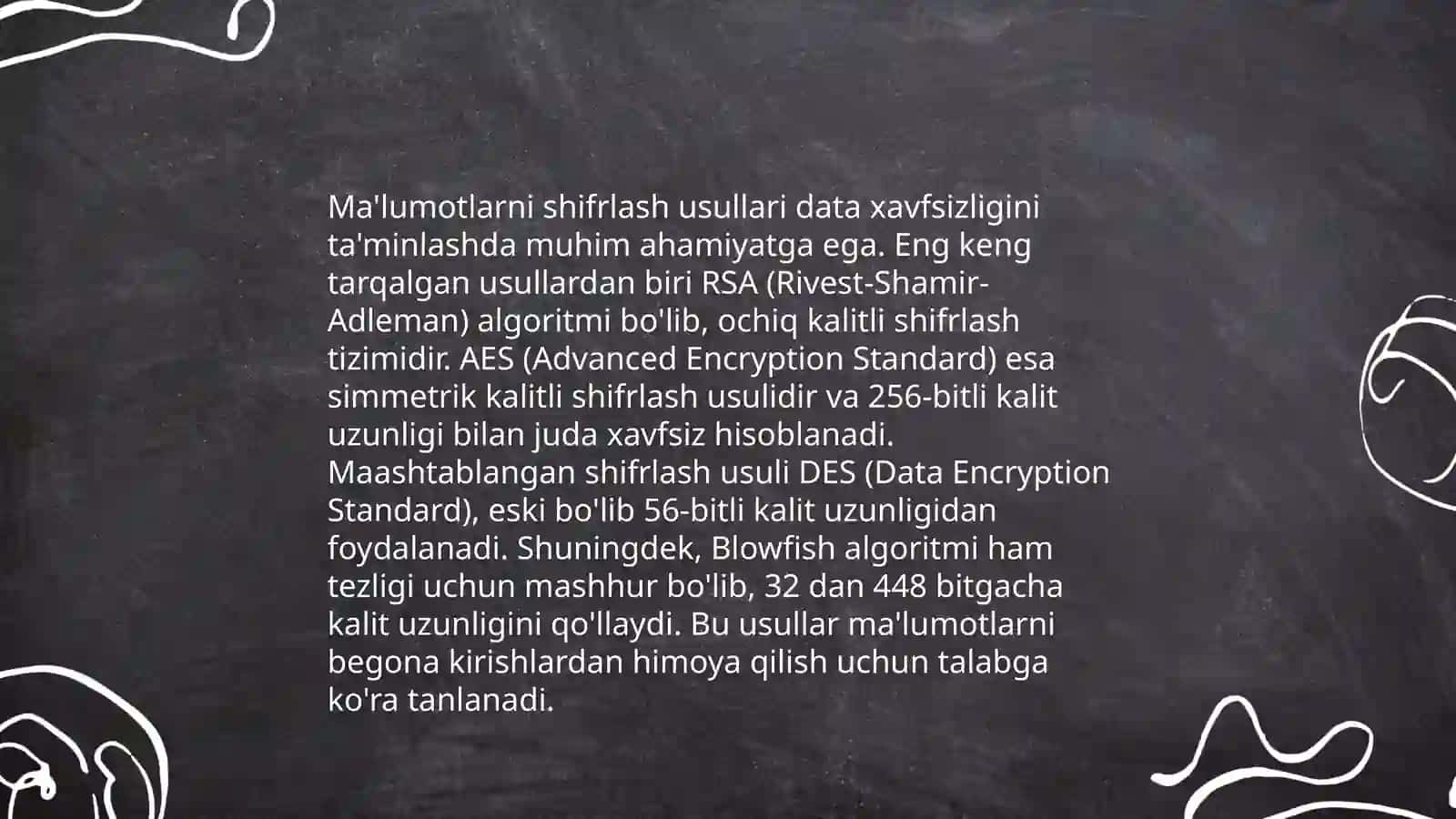 Axborot xavfsizligi standartlari 4