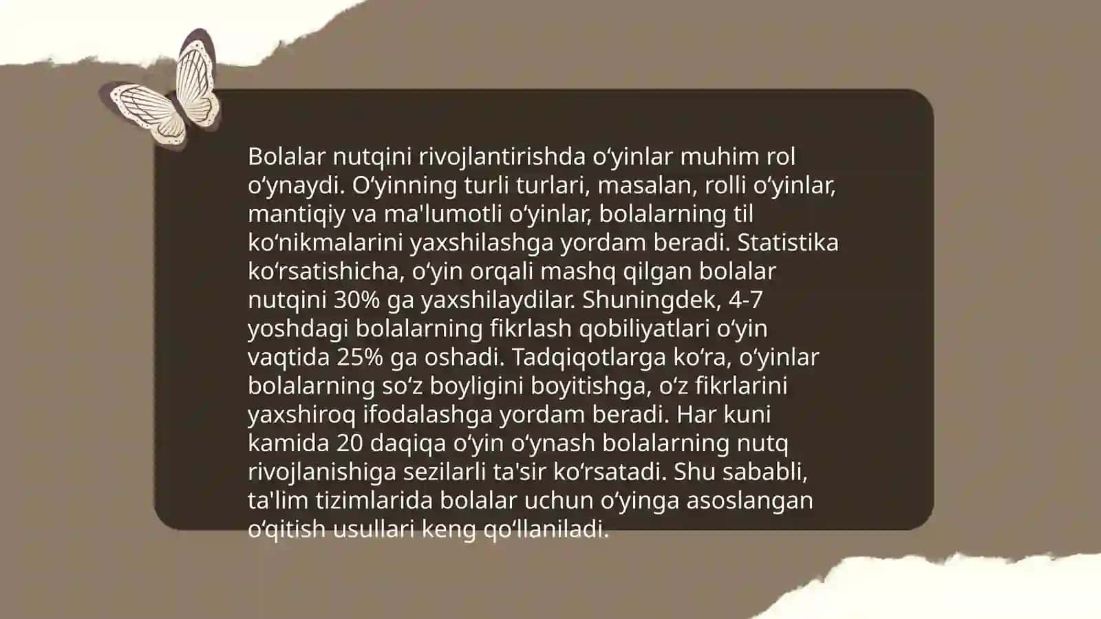 Maktabgacha taʼlimda til va nutq markazida taʼlimiy faoliyatni tashkillash va jihozlash 4
