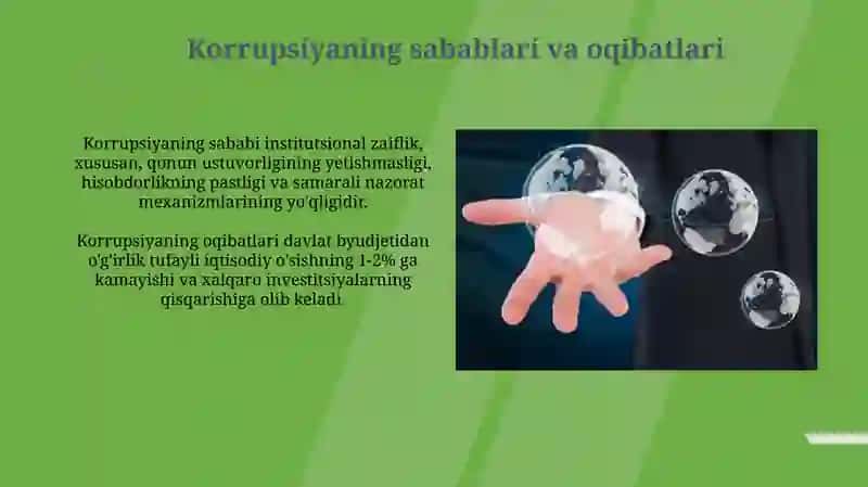 Korrupsiyaga qarshi kurashning jahon tajribasi 4