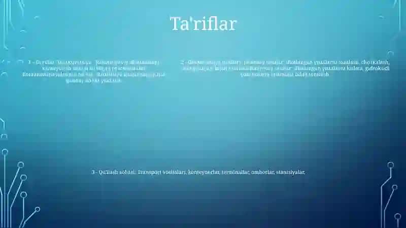 Transport Obyektlarida Dezaktivasiya Ishlarini Olib Borish Tartib 4