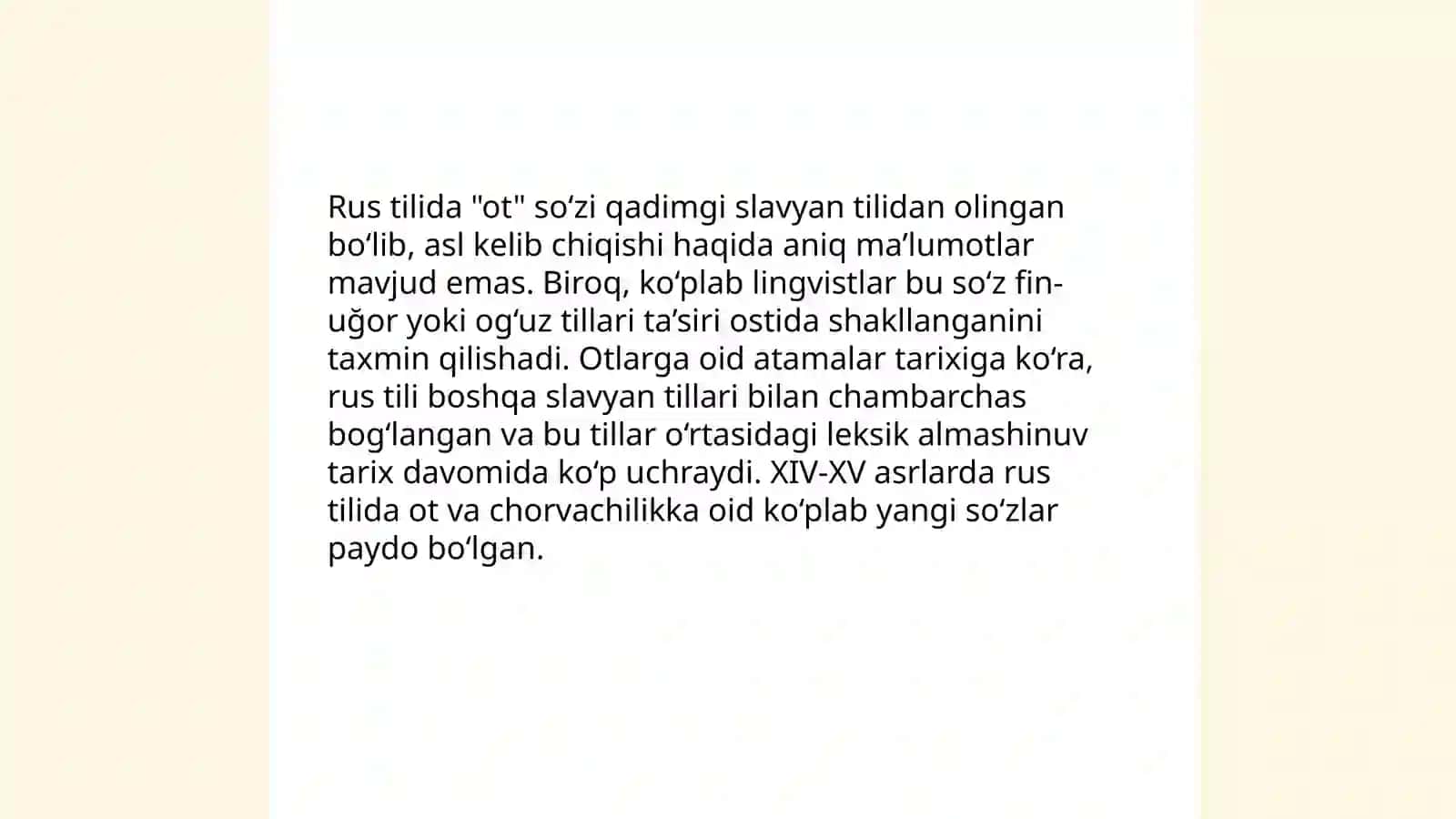 Ot va Egalik Qo'shimchalari 4