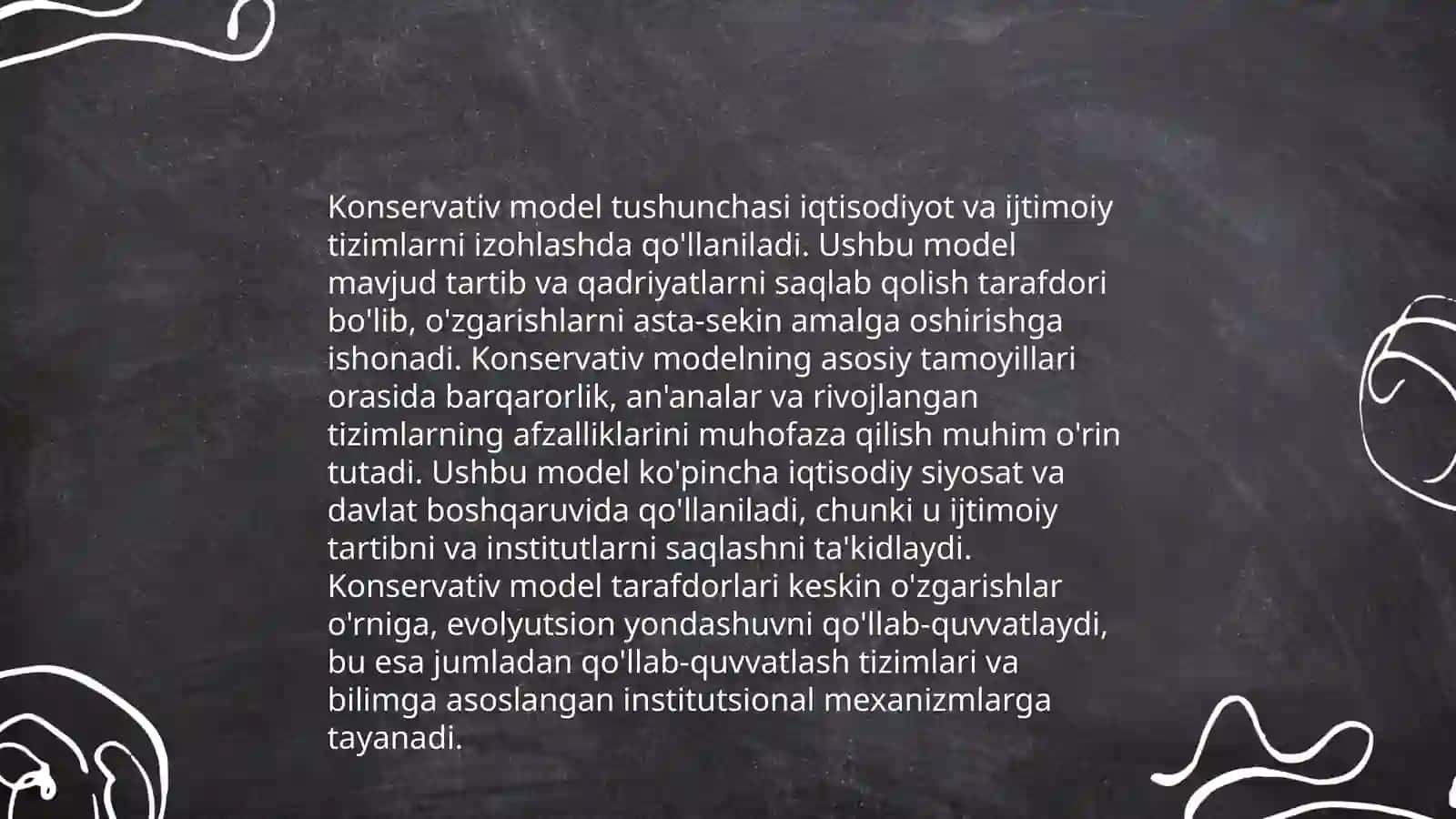 Ijtimoiy taʼminotning konservativ modeli 4