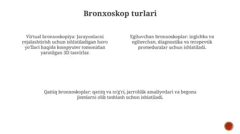 Instrumental tekshirishlar bronxoskopiya 4
