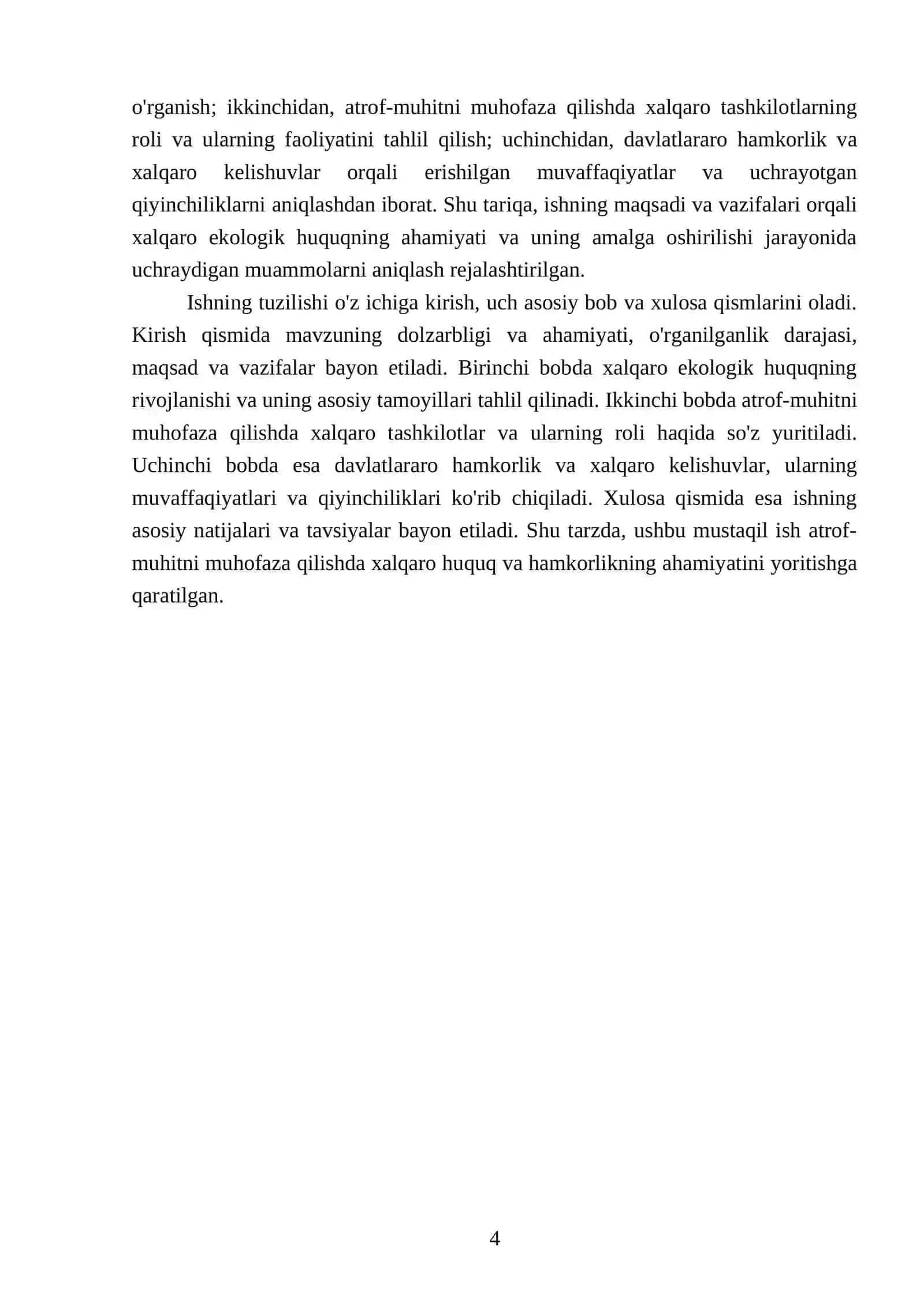 Atrof va muhitni muhofaza qilishda xalqaro huquq va hamkorlik 4
