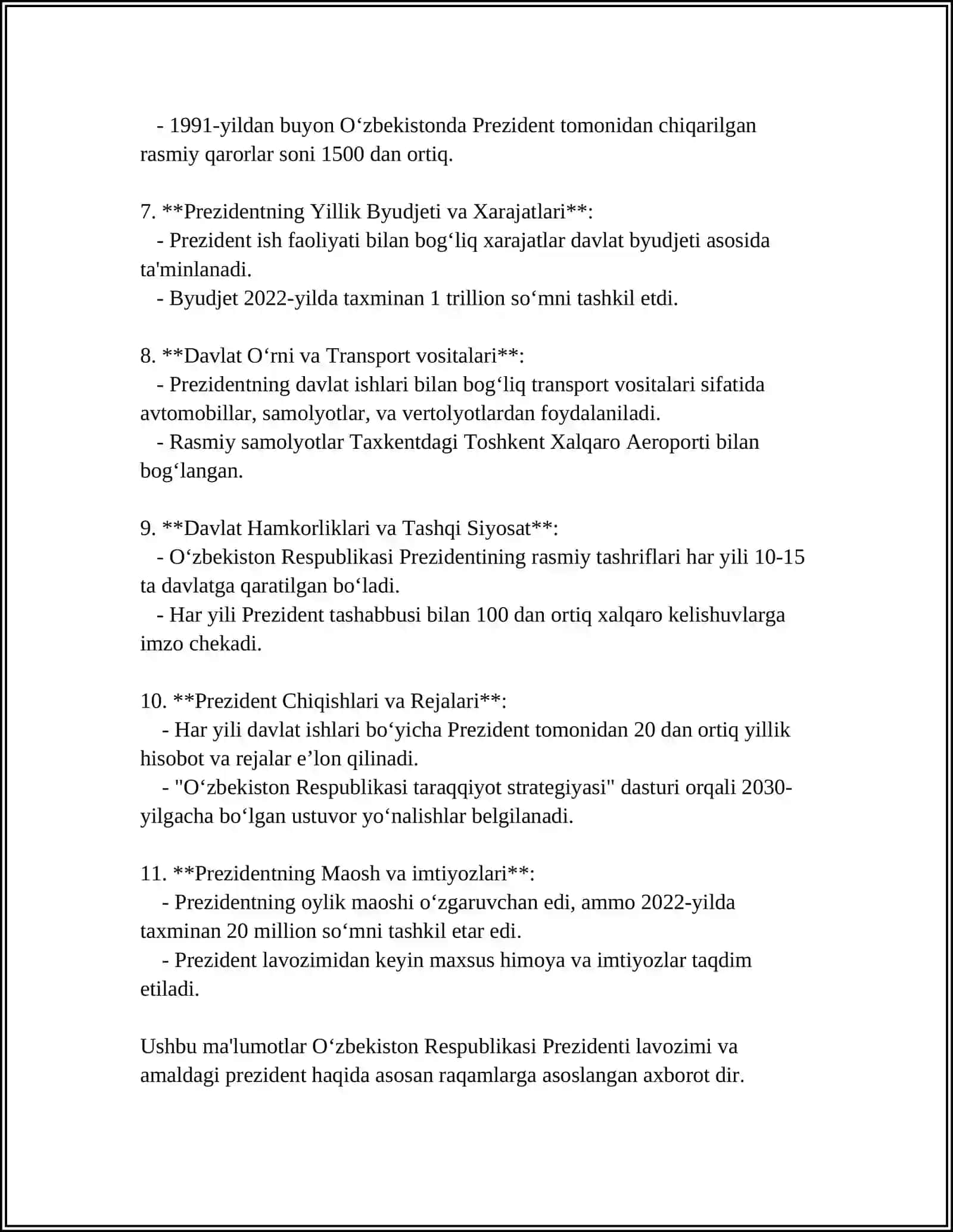 OʻZBEKISTON RESPUBLIKASI DAVLAT ORGANLARI 4
