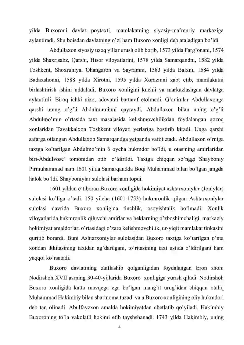 XVII asrdan xix asrning yarmigacha tarbiya, maktab va pedagogik fikrlar rivoji. IX asrning oxiri XX asr boshlarida turkistonda ta’lim tizimi.docx 4