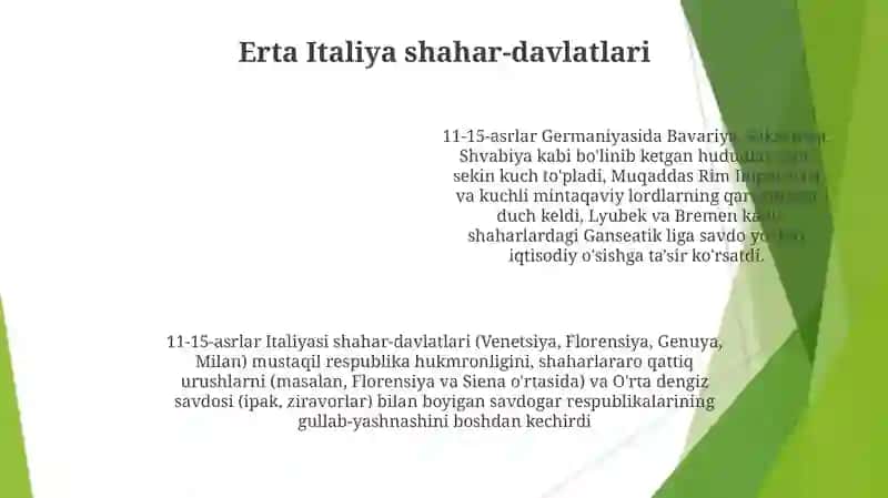 XI XV asrlarda Germaniya davlatchiligining rivojlanishi 4