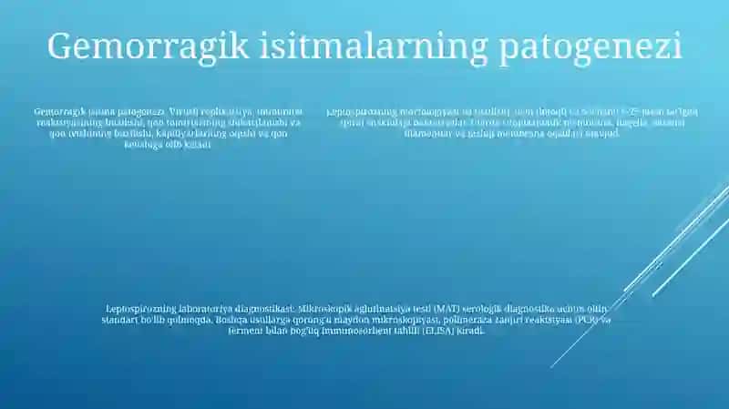 Gemorragik Isitma Qo‘Zg‘Atuvchilari, Patogenezi, Laboratoriya Tashhisi 4