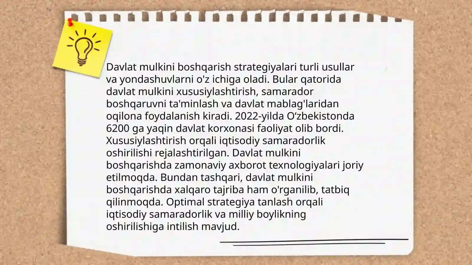 Davlat Mulkini Xususiylashtirish va Boshqarish 4